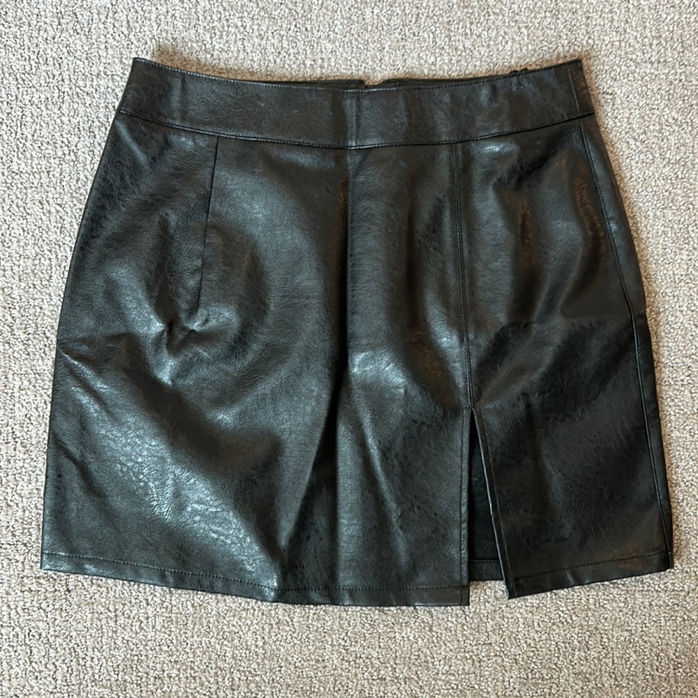 NEW WITH TAGS PRINCESS POLLY LEATHER SKIRT